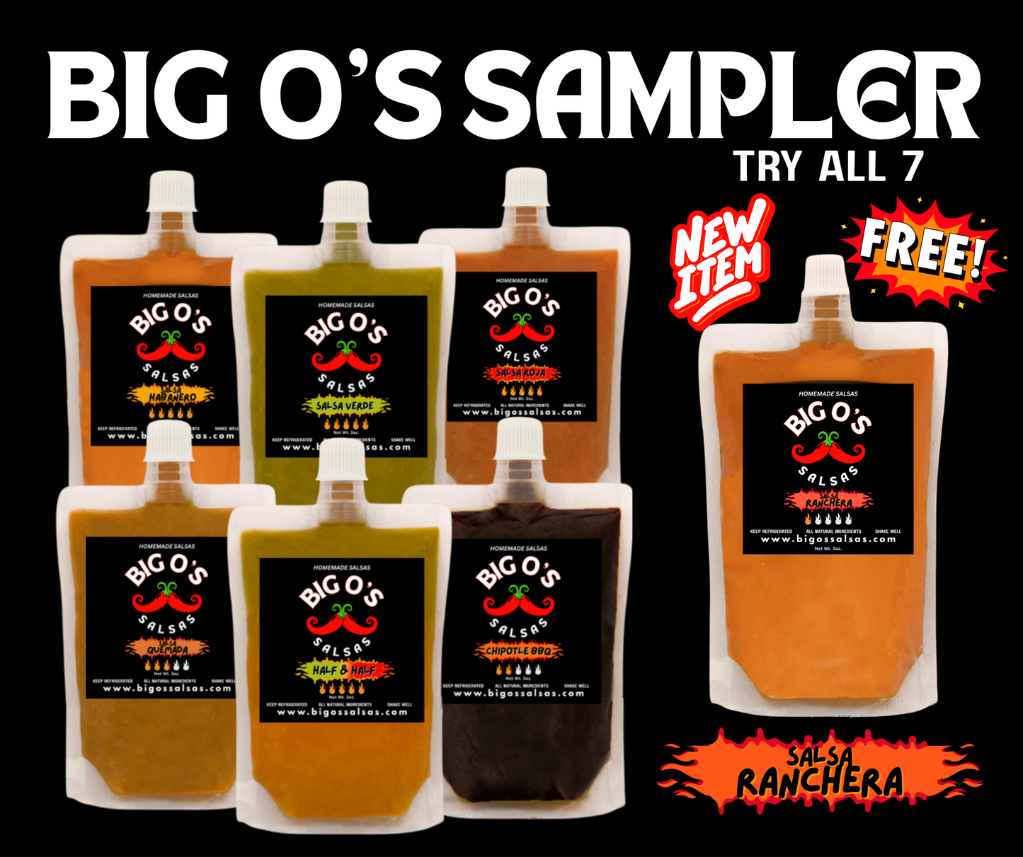 PROMO 7-Pack Sampler Pack (3oz. each)